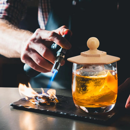 WhyskiRitch™ – Zestaw do wędzenia koktajli